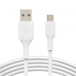 Belkin BOOST?CHARGE cable USB 1 m USB A Micro-USB B Blanco