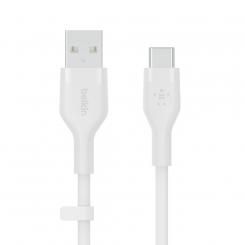 Belkin BOOST?CHARGE Flex cable USB 1 m USB 2.0 USB A USB C Blanco