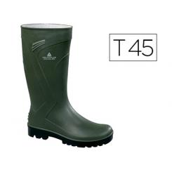 Bota Deltaplus De Seguridad Jouca PVC Verde Suela De Tacos Talla 45