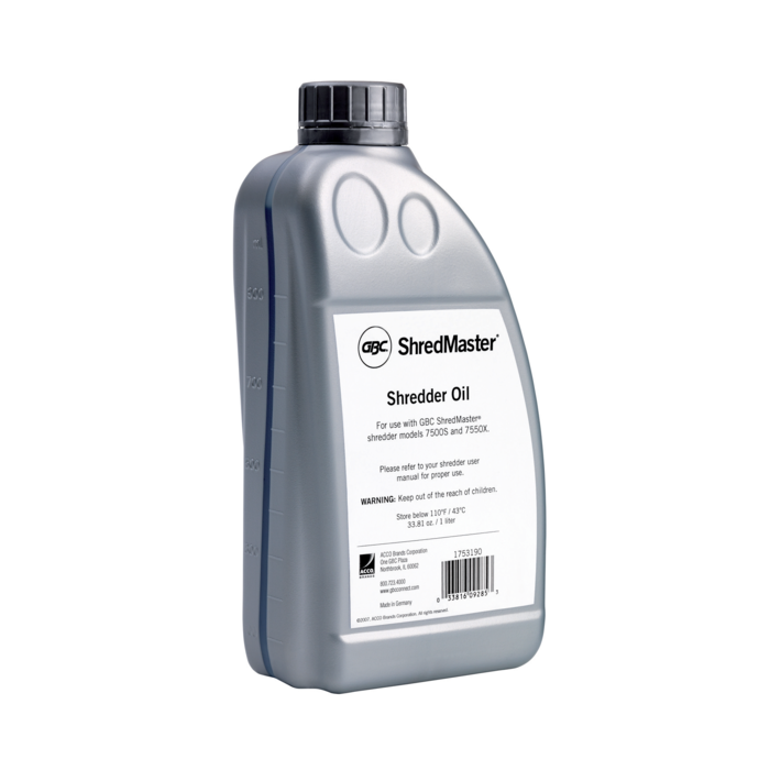 Bote aceite para destructoras 1l. REXEL SERIES 7000