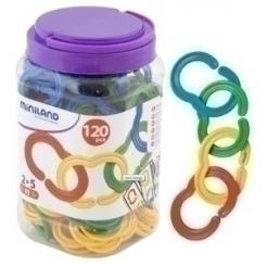Bote De 120 Cadenas Engarzables Planas