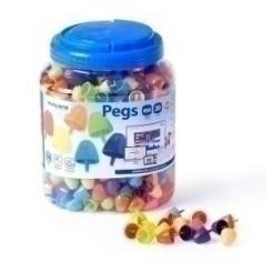 Bote De 650 Pegs De 20 Mm Para Pizarra De Mosaicos