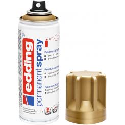 Edding 5200 Spray edding pintura acrílica en aerosol. Color oro rico mate