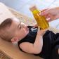 Botella Sensorial Petit Boum Float Amarillo