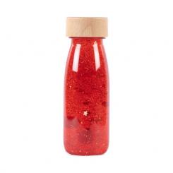 Botella sensorial Petit Boum Float Rojo