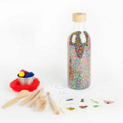 Botella sensorial Petit Boum Touch arroz