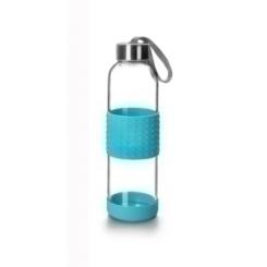 Botella Vidrio Ibili Sky 500Ml Borosilicato Azul