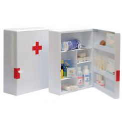 Botiquin Plastico Extraduro con Material Para Primeros Auxilios 460X340X150 mm