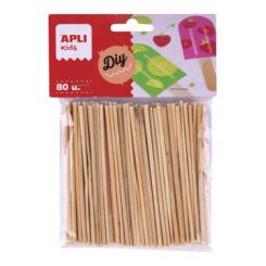 APLI B.Palo Redondo Madera Mini 100X5mm 80U