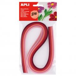 APLI B.Papel Quilling Tonos Rosa 120 Tiras
