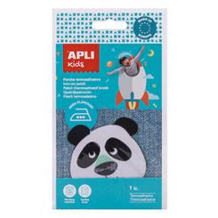 APLI B.Parche Tejido Termoadhesivo Panda 1U
