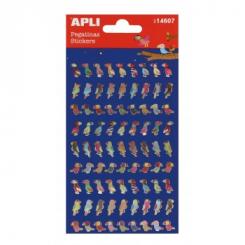 APLI Bolsa Pegatinas Pájaros 1 hoja