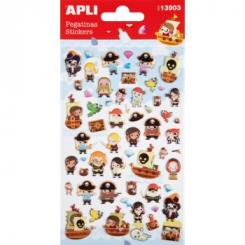 APLI Bolsa Pegatinas Piratas 1 hoja