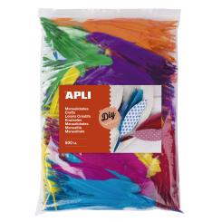 APLI B.Plumas Color Surt.             500 U