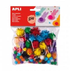 APLI B.Pom Pom Brillante Surt.         78 U