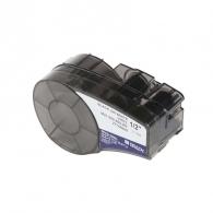 Brady M21-500-595-WT Cinta de Etiquetas Genericas de Vinilo - Texto negro sobre fondo blanco - Ancho 12.7mm x 6.4 metros