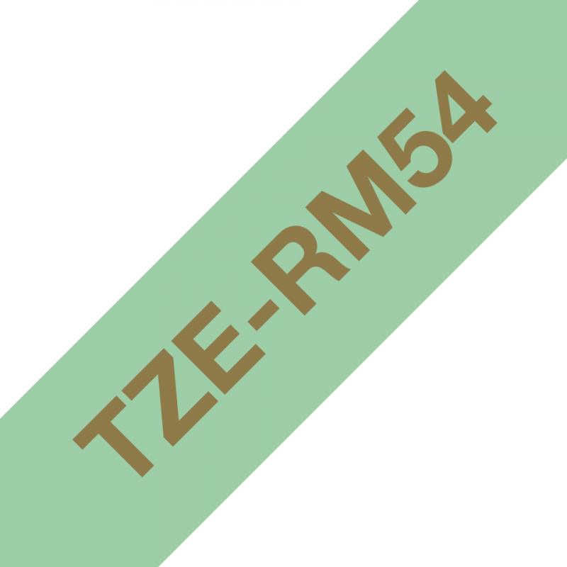 brother-cinta-de-tela-satinada-no-adhesiva-texto-dorado-sobre-tejido-verde-menta-no-adhesivo-ancho-24mm-longitud-4m