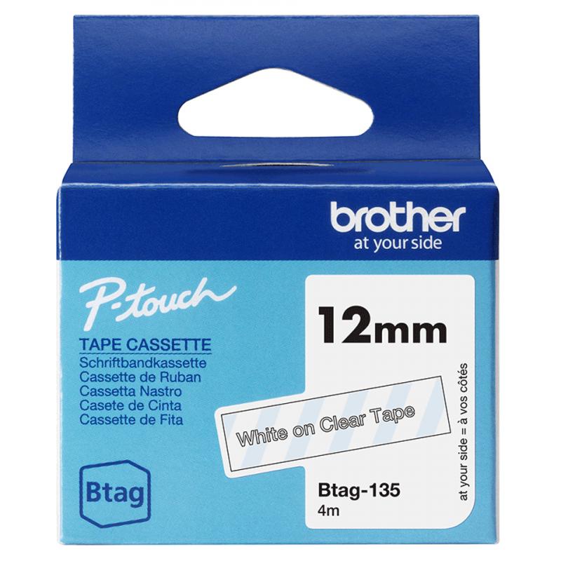 brother-cinta-domestica-btag-135-blanco-sobre-trasparente-ancho-12-mm-longitud-4-m