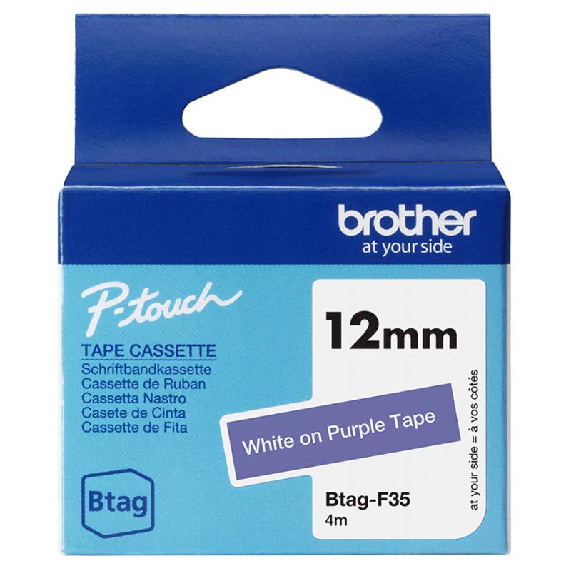 brother-cinta-domestica-btag-f35-blanco-sobre-morado-ancho-12-mm-longitud-4-m