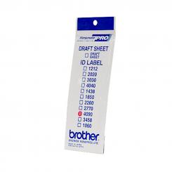 BROTHER Etiquetas identificadoras 40X90 - bolsa de 12 hojas