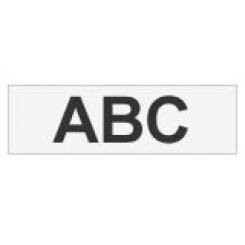Brother Matt Laminated Labelling Tape - 12mm, Black/Clear cinta para impresora de etiquetas TZ