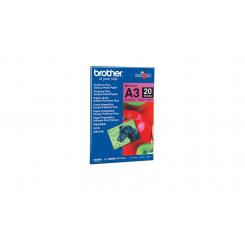 BROTHER Papel Inkjet Glossy A3 20h 260g/m2