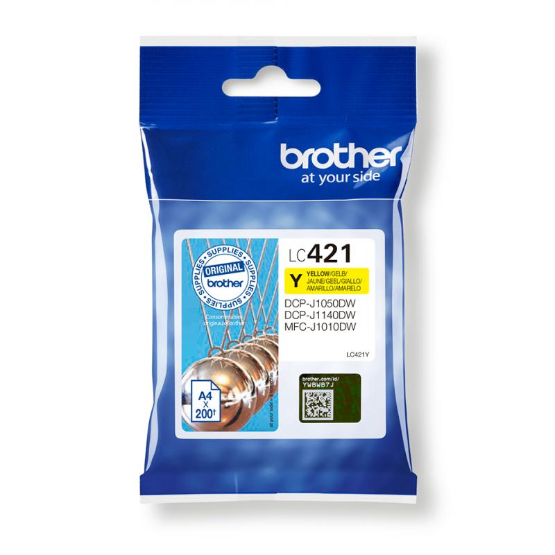 brother-toner-cartucho-de-tinta-amarillo-lc421y-para-dcp-j1050dw-dcp-j1140dw-mfc-j1010dw-duracion-estimada-hasta-200-paginas-segun-iso-iec-24711