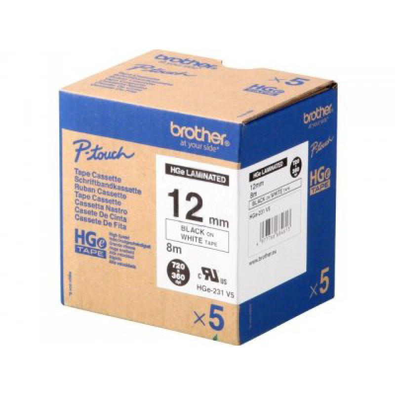 brother-toner-cinta-alta-calidad-8m-blanco-negro-pack-5ud12mm