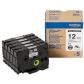 brother-toner-cinta-alta-calidad-8m-plateado-negro-pack-5ud12mm