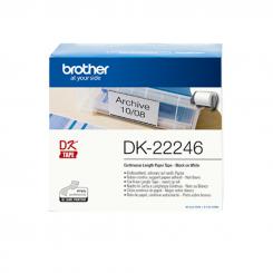 BROTHER Tóner Cinta continua AdHEsiva de Papel Termico (Blanca). Ancho: 103 mm. Longitud: 30,48 M