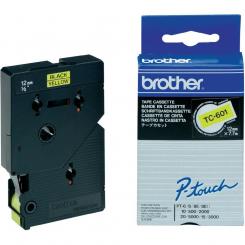 BROTHER Tóner Cinta Laminada amarillo/negro 12mm