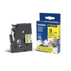 BROTHER Tóner Cinta Laminada amarillo/negro 9mm