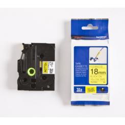 BROTHER Tóner Cinta Laminada amarillo / negro (Flexibles) 18mm