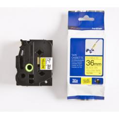 BROTHER Tóner Cinta Laminada amarillo / negro (Flexibles) 36mm