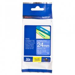 BROTHER Tóner Cinta Laminada Azul/Blanco 24 mm
