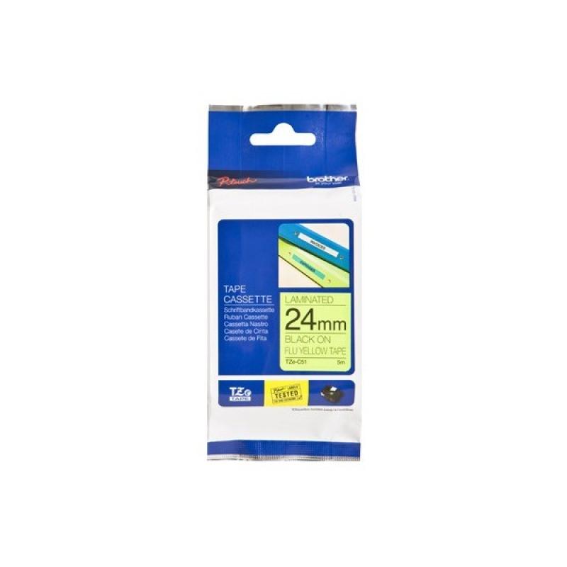 brother-toner-cinta-laminada-fluorescente-amarillo-negro-24mm-8m