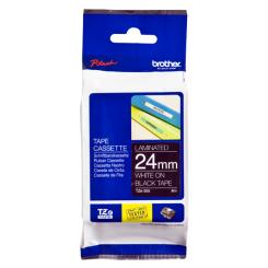 BROTHER Tóner Cinta Laminada negro/Blanco 24mm