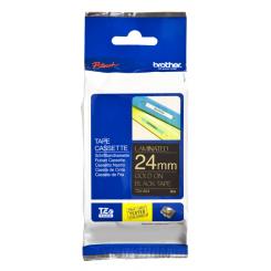 BROTHER Tóner Cinta Laminada negro/Oro 24mm