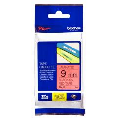BROTHER Tóner Cinta Laminada Rojo/negro 9mm, 8M