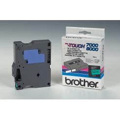 BROTHER Tóner Cinta Laminada Verde / negro 12 mm