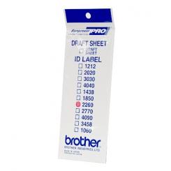 BROTHER Tóner Etiquetas Identificadoras 22X60 - Bolsa de 12 hojas