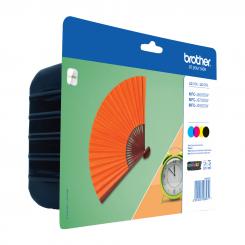 BROTHER Tóner Pack  Cartuchos de Tinta negro, cian, magenta y amarillo MFCj6720DW/MFCj6920DW/MFCj6520DW, 2400 pag