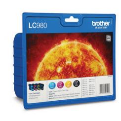 BROTHER Tóner Pack Cartuchos negro, cian, magenta y amarillo DCP-145C/DCP-165C,