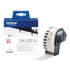 BROTHER Tóner Rollo de Papel Continuo Blanco de 12mm X 30,48M