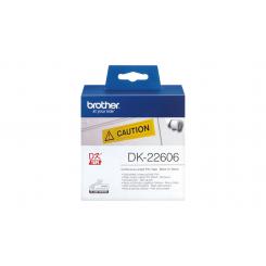 BROTHER Tóner Rollo de Pelicula Plastica continua Amarilla de 62mm X 15,24M