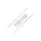brother-tze145-cinta-laminada-generica-de-etiquetas-texto-blanco-sobre-fondo-transparente-ancho-18mm-x-8-metros