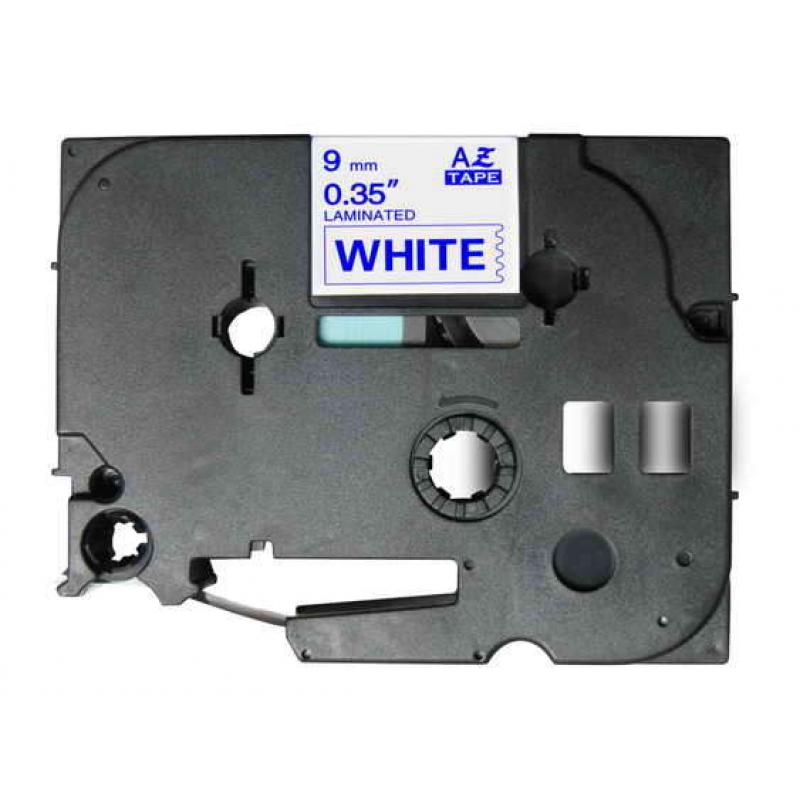 brother-tze223-cinta-laminada-generica-de-etiquetas-texto-azul-sobre-fondo-blanco-ancho-9mm-x-8-metros