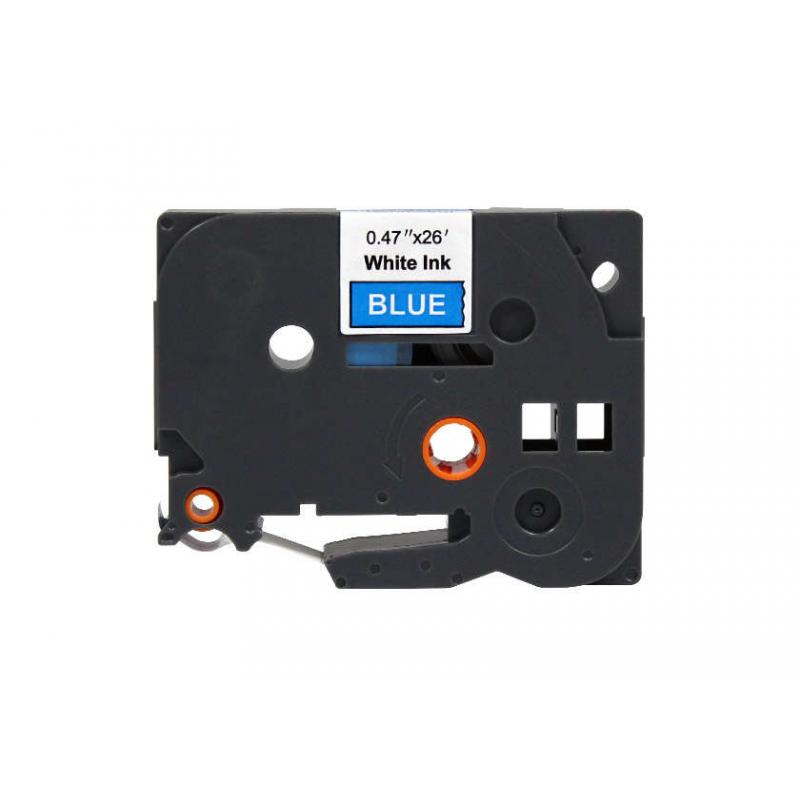 brother-tze535-cinta-laminada-generica-de-etiquetas-texto-blanco-sobre-fondo-azul-ancho-12mm-x-8-metros