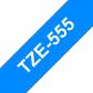 brother-tze555-cinta-laminada-generica-de-etiquetas-texto-blanco-sobre-fondo-azul-ancho-24mm-x-8-metros