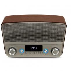 Aiwa BSTU-750BR altavoz Marrón, Plata Inalámbrico 50 W